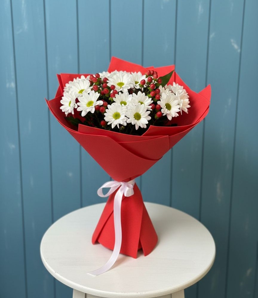 Букет цветов из: Хризантемы в Гарь-Покровское