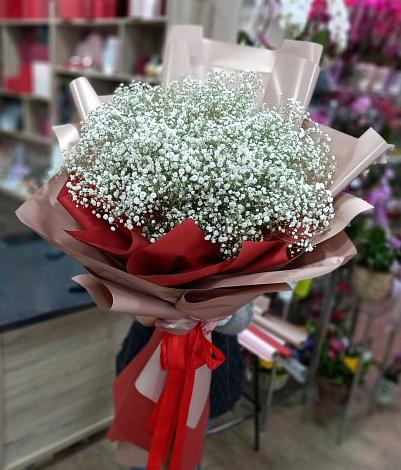 Букет цветов из: Гипсофила в Гарь-Покровское