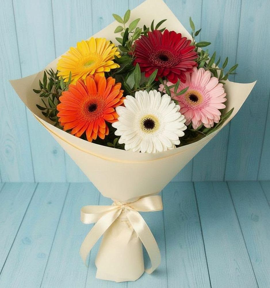 Букет цветов из: Герберы в Гарь-Покровское