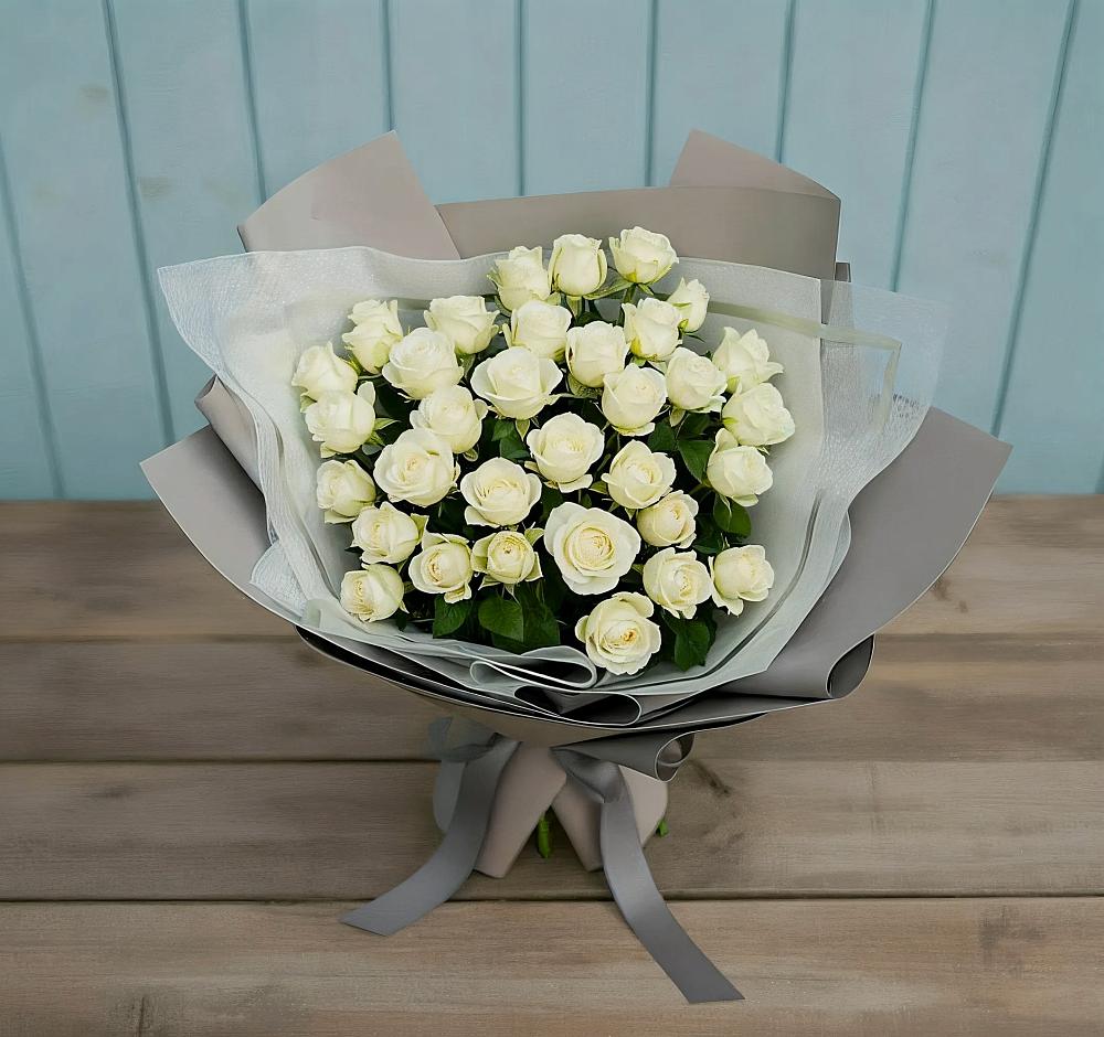 Букет Белоснежная нежность в Гарь-Покровское