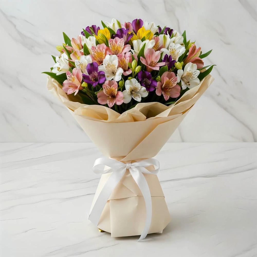 Букет цветов из: Альстромерии в Гарь-Покровское