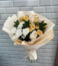 Букет цветов из:  Розы и Хризантемы в Гарь-Покровское