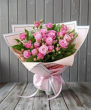 Букет Розовый кустик в Гарь-Покровское