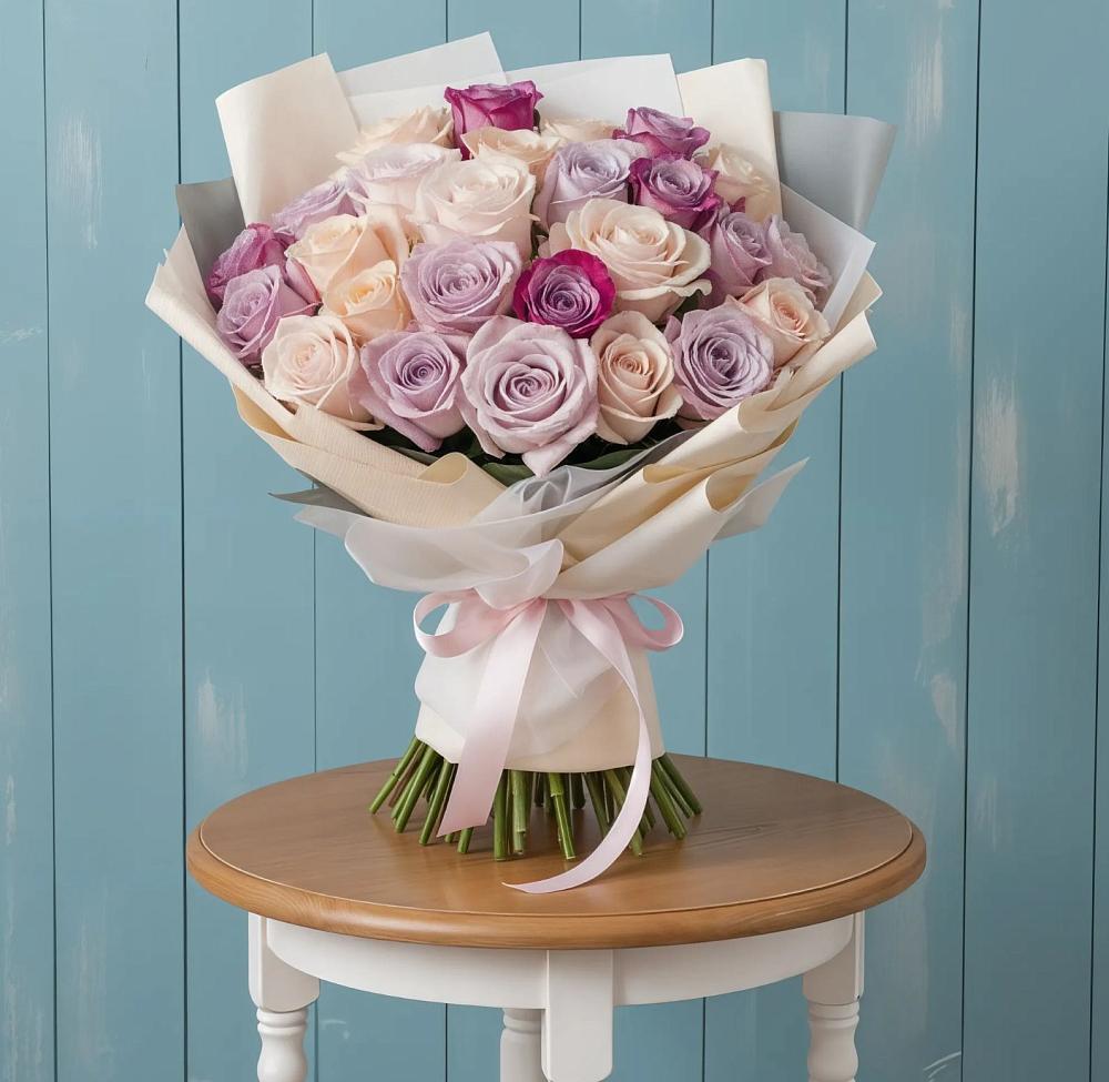 Букет цветов из: Розы в Гарь-Покровское