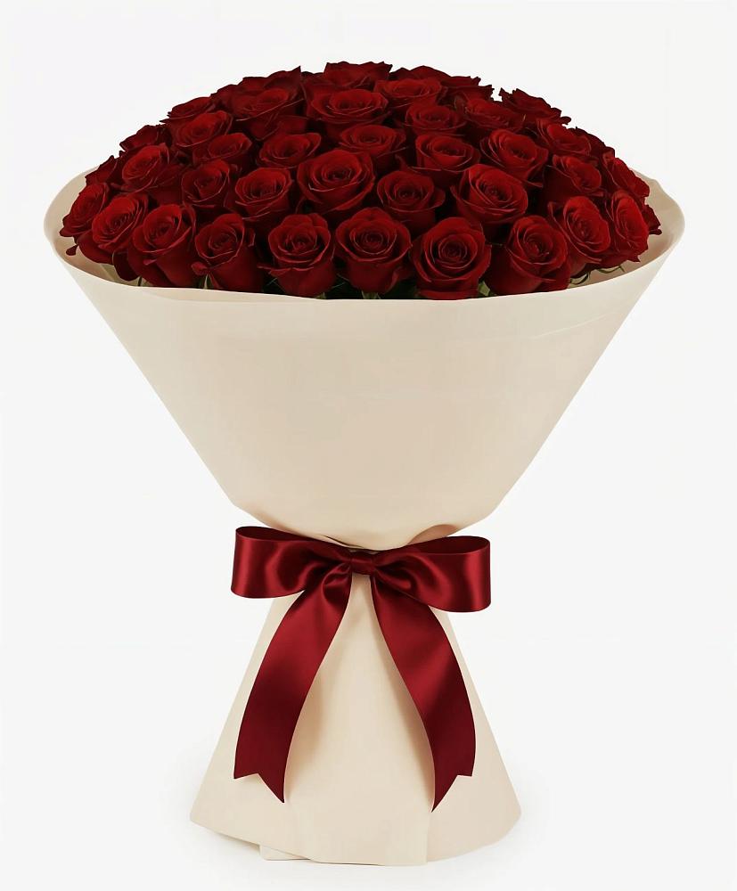 Букет 101 Бордовая роза Блэк Бакарра в Гарь-Покровское