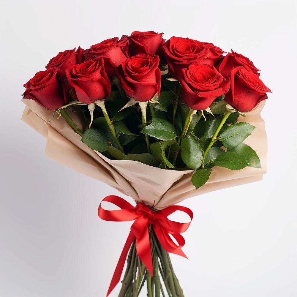 Букет 11 Красных роз Эдлесс Лав в Гарь-Покровское